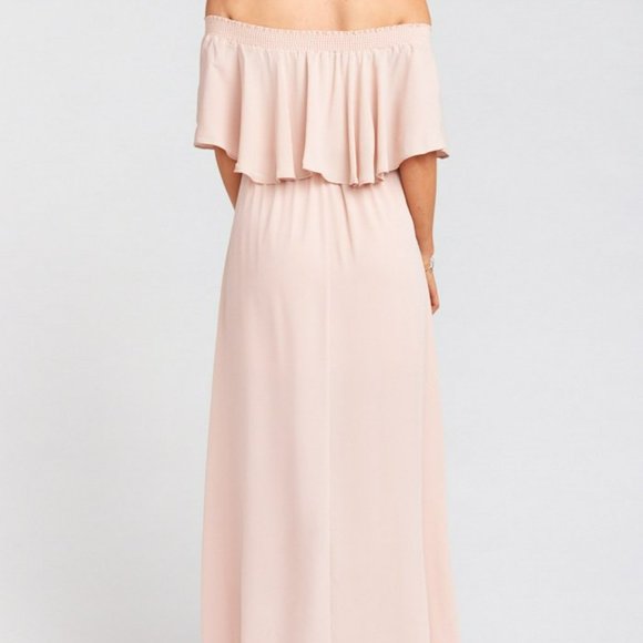 NWT Show Me Your Mumu Hacienda Maxi Dress Small Small Stain @ Hem - Picture 3 of 12